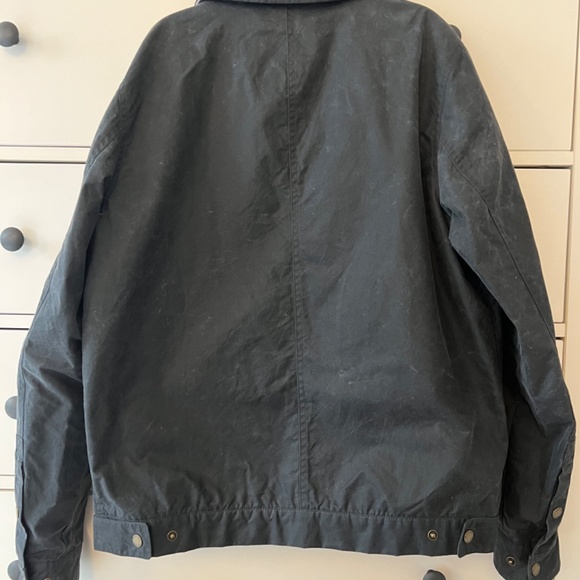 Marine Layer Waxed Trucker Jacket Medium - Picture 2 of 2